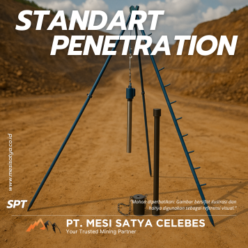 Standard Penetration Test (SPT) equipment used in soil investigation