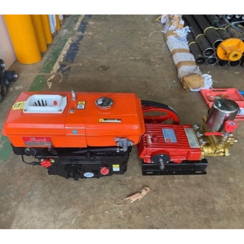 Mesin pompa air untuk drilling pengeboran geoteknik di Sulawesi