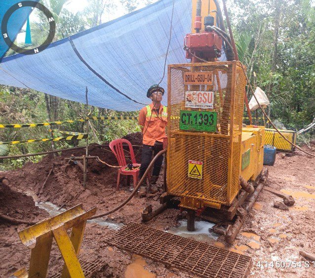 Proses drilling pengeboran geoteknik di proyek konstruksi Sulawesi dan Jakarta