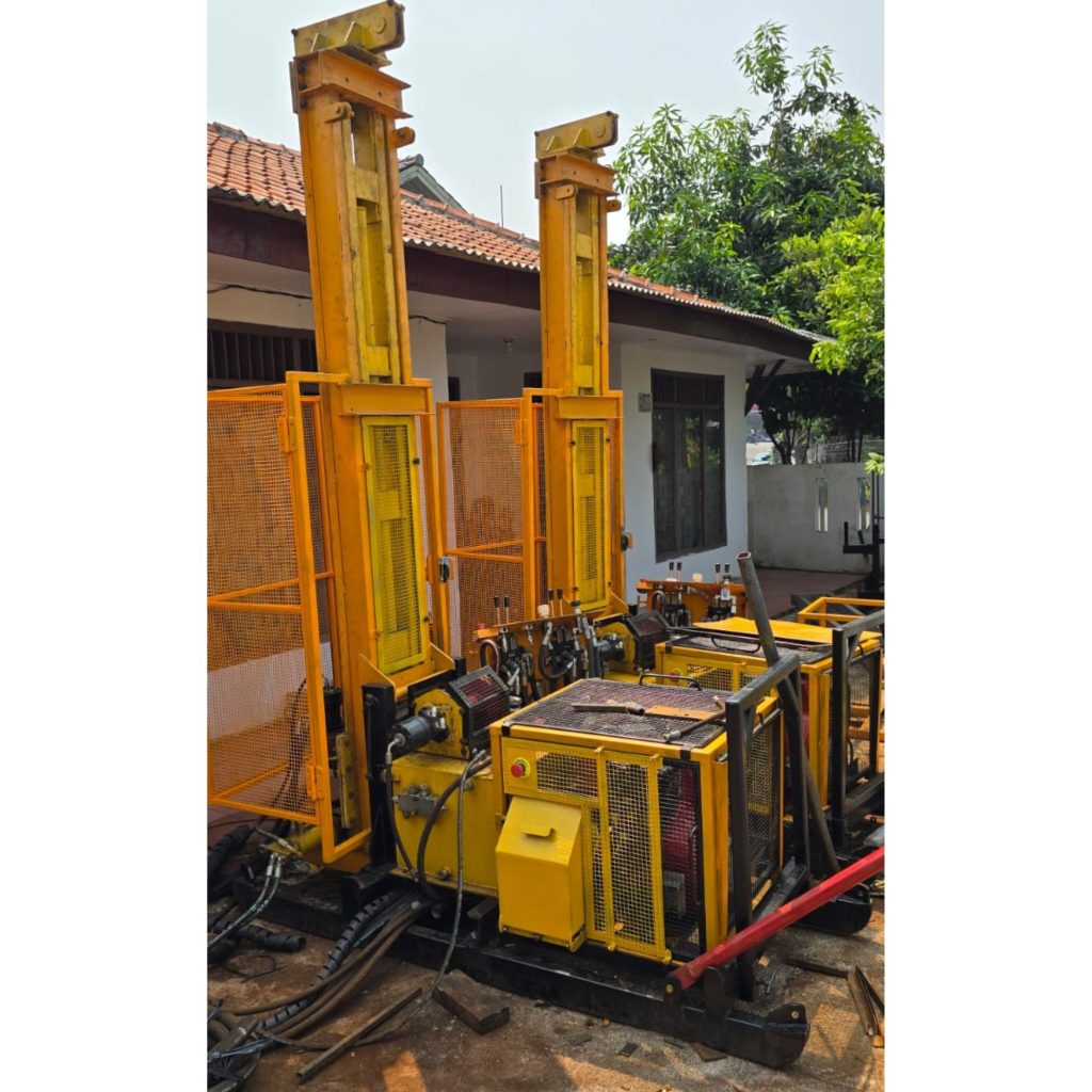 Mesin bor Jacro 50 untuk drilling geoteknik dan soil investigation di Sulawesi dengan metode sondir CPTu
