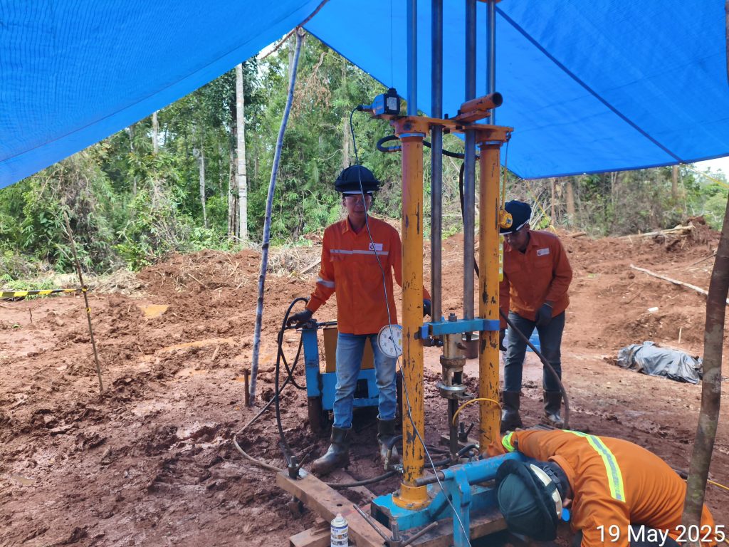 soil investigation Sulawesi menggunakan CPTu untuk investigasi tanah proyek tambang dan industri