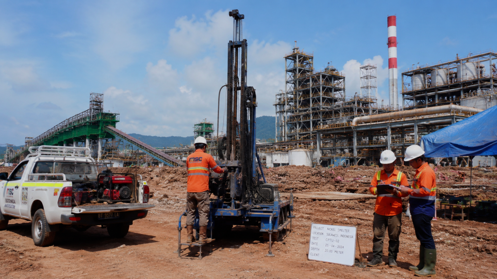 CPTu Sulawesi untuk Smelter Nikel pada Proyek Investigasi Geoteknik dan Soil Investigation Industri