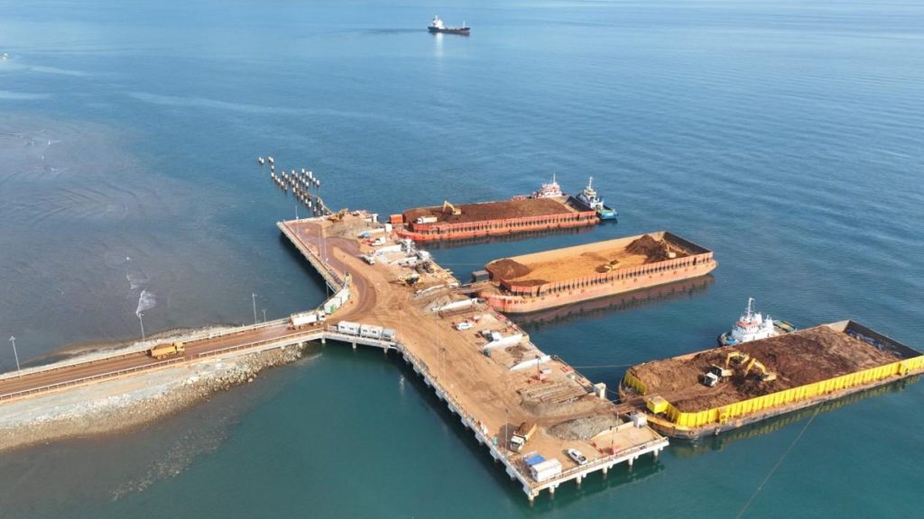 CPTu untuk Dermaga Nikel pada proyek pelabuhan tambang nikel di kawasan pesisir Sulawesi.