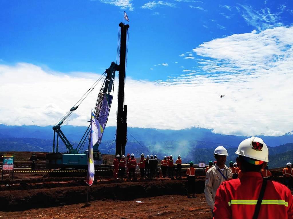 Kegiatan CPTu pada proyek smelter nikel di Sulawesi untuk memperoleh data geoteknik dan analisis kondisi tanah sebagai dasar desain fondasi industri.