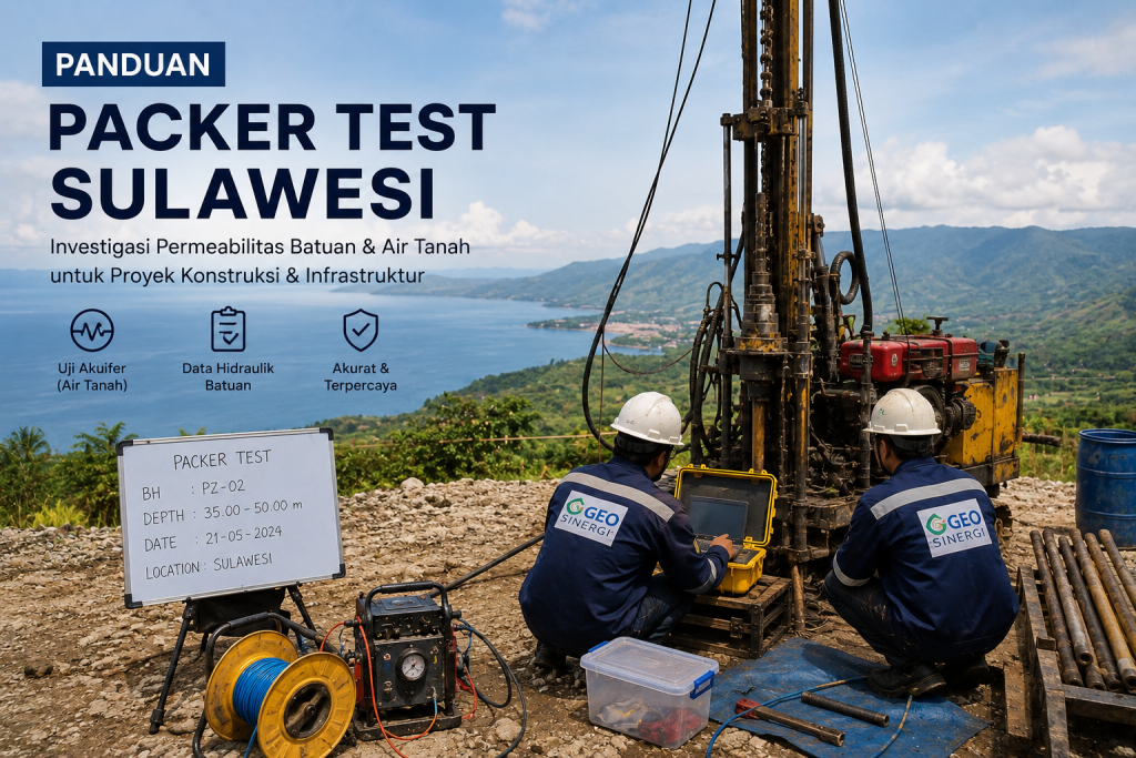 Panduan Packer Test Sulawesi untuk investigasi permeabilitas batuan dan air tanah