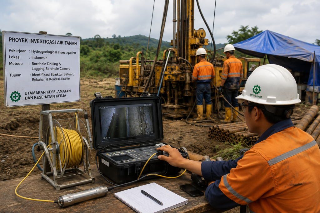 Borehole Camera untuk Investigasi Air Tanah di Jakarta